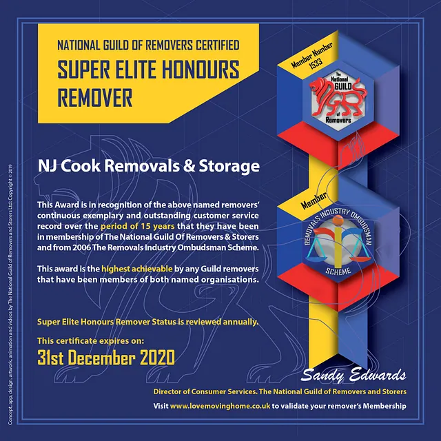 NJ Cook Removals Storage_Certificate