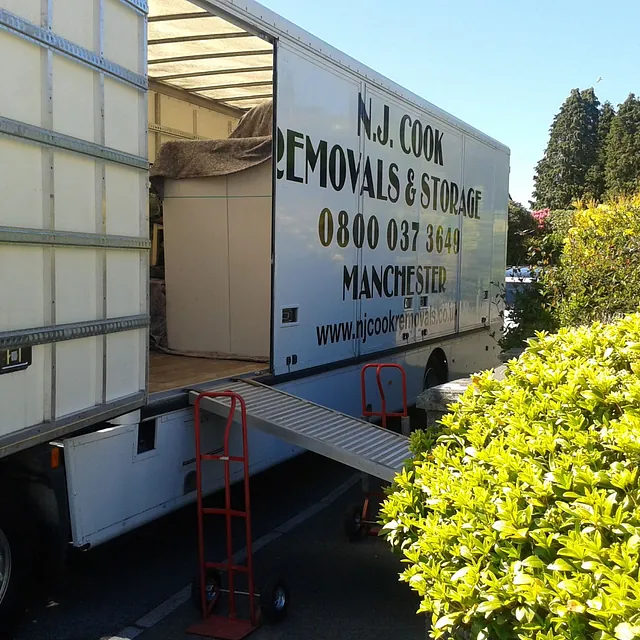 NJ Cook Removals Lorry